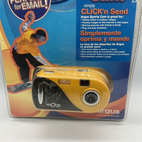 Argus Sports Cam Digital Camera NOS Sealed - Read Rubber Not In Good Condition - Picture 3 of 11